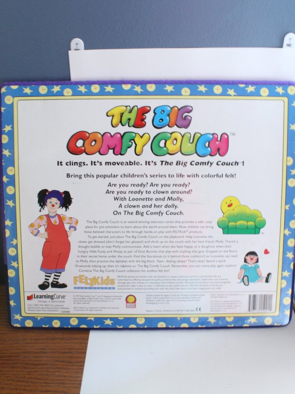 The Big Comfy Couch Felt Board 1997